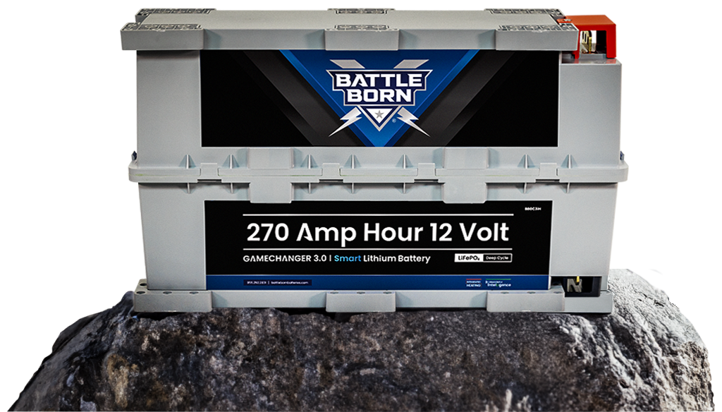 Battle Born LiFePO4 Battery designed in USA battery manufacturing facility